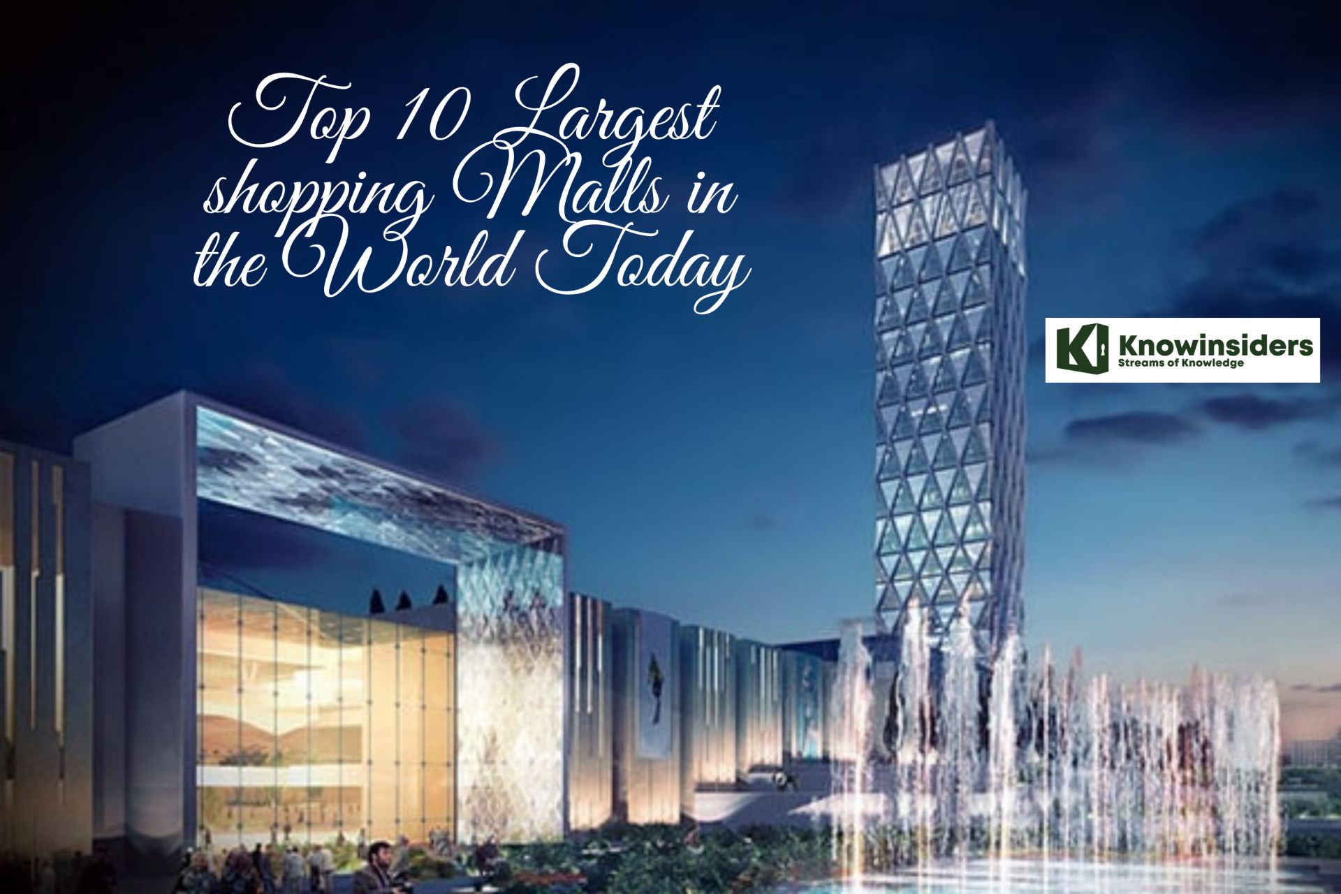 Top 10 Largest and Unique Shopping Malls In The World