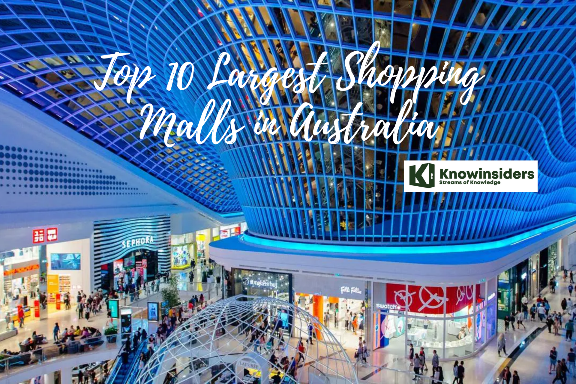 Top 10 Largest & Best Shopping Malls in Australia Today