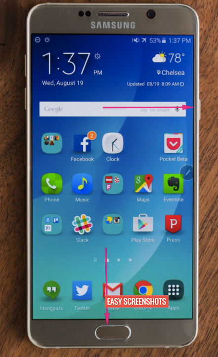 How to Screenshot on Samsung Galaxy Note 5