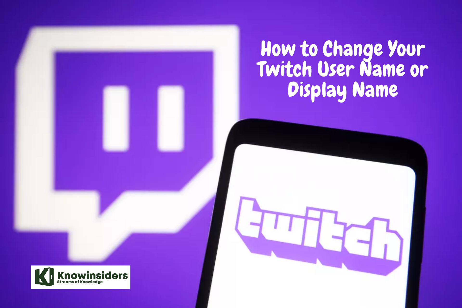 how to change twitch name