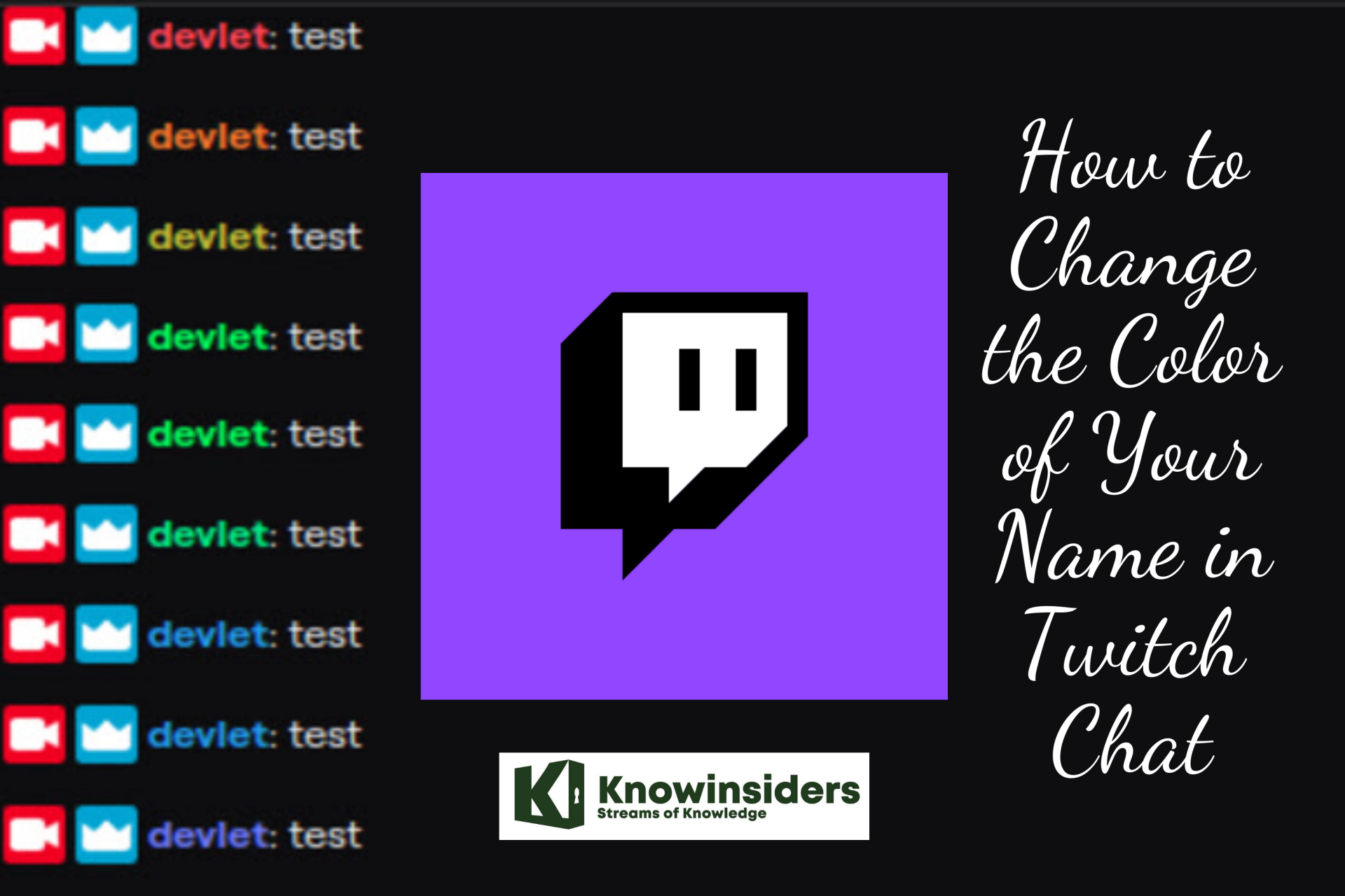 How To Convert The Color Of Your Name In Twitch Chat KnowInsiders   0156 Twitch 1 1 