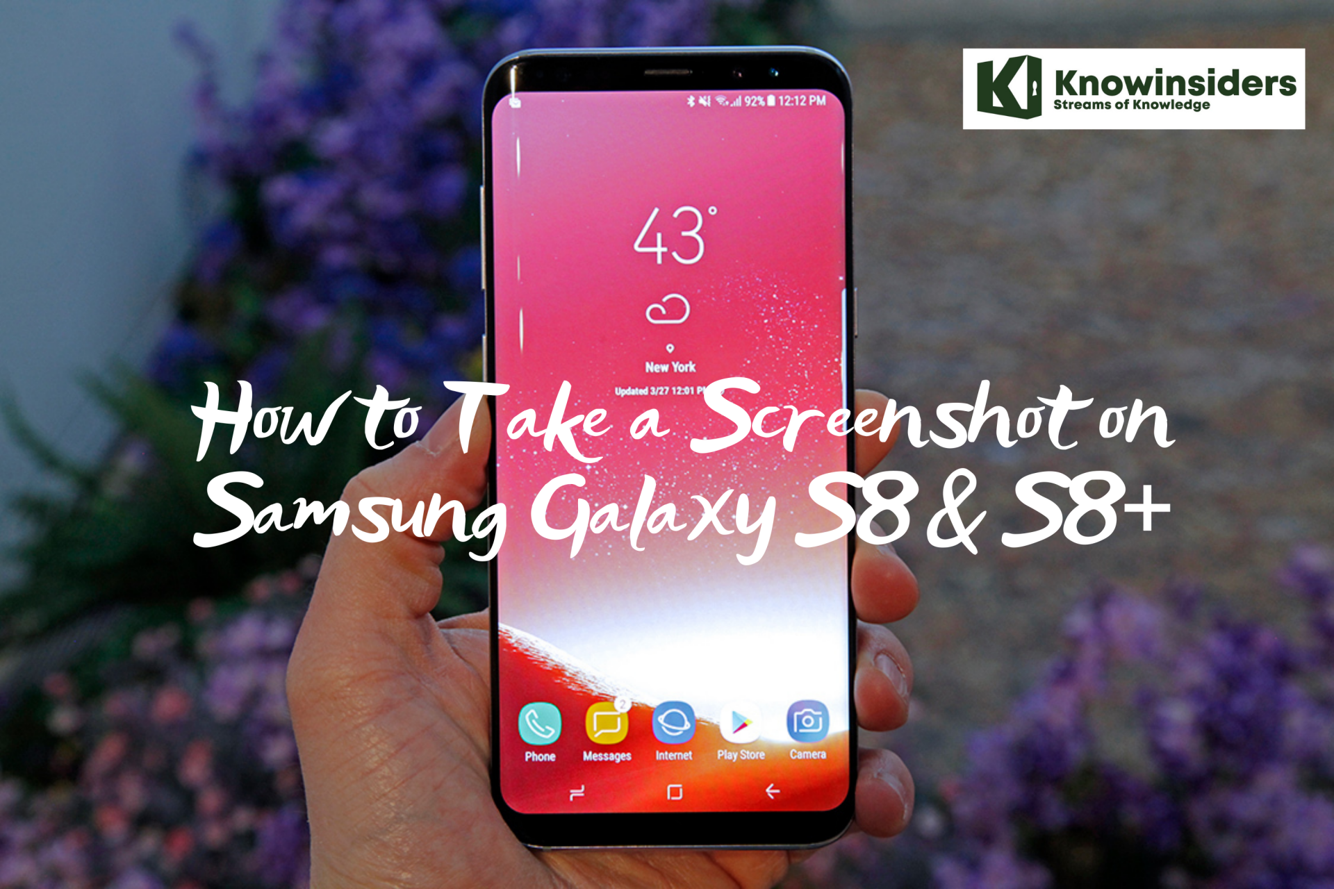 How to Take Screenshot on Samsung Galaxy S8 & S8+