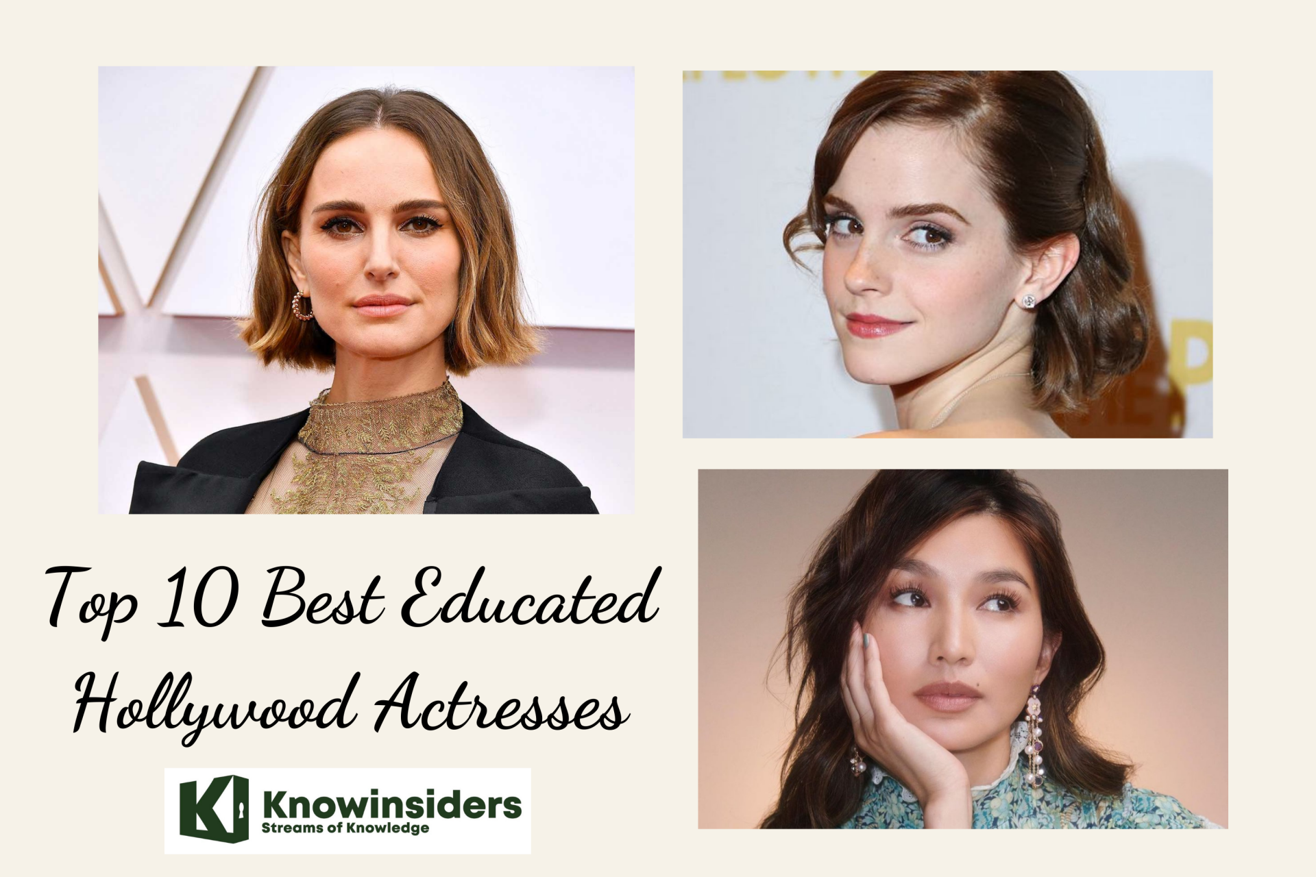 Top 10 Best Educated Hollywood Actresses