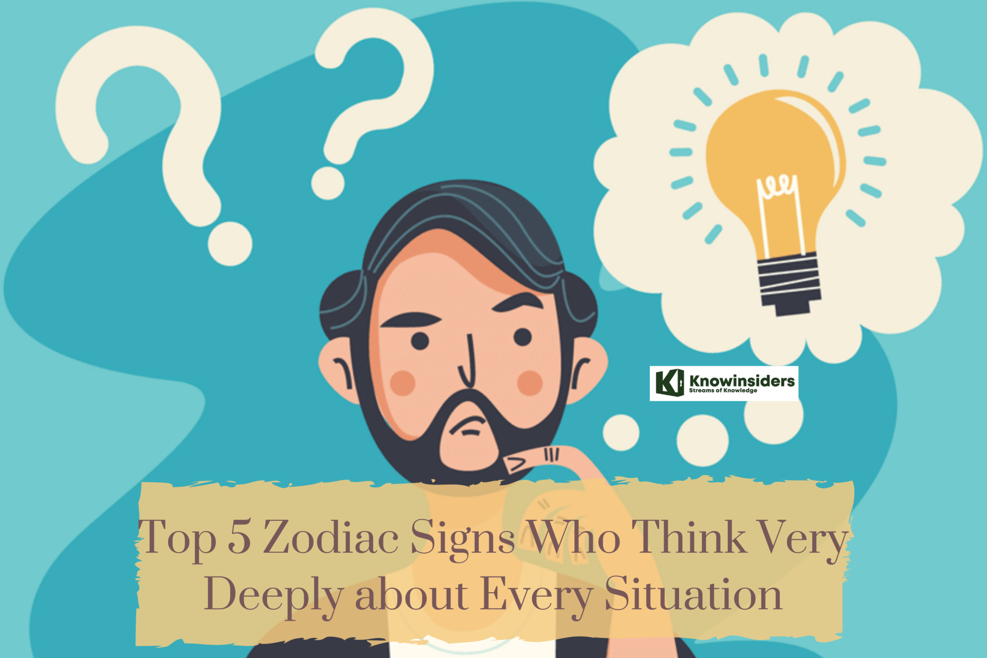 Deep thinker zodiac signs. Photo: KnowInsiders