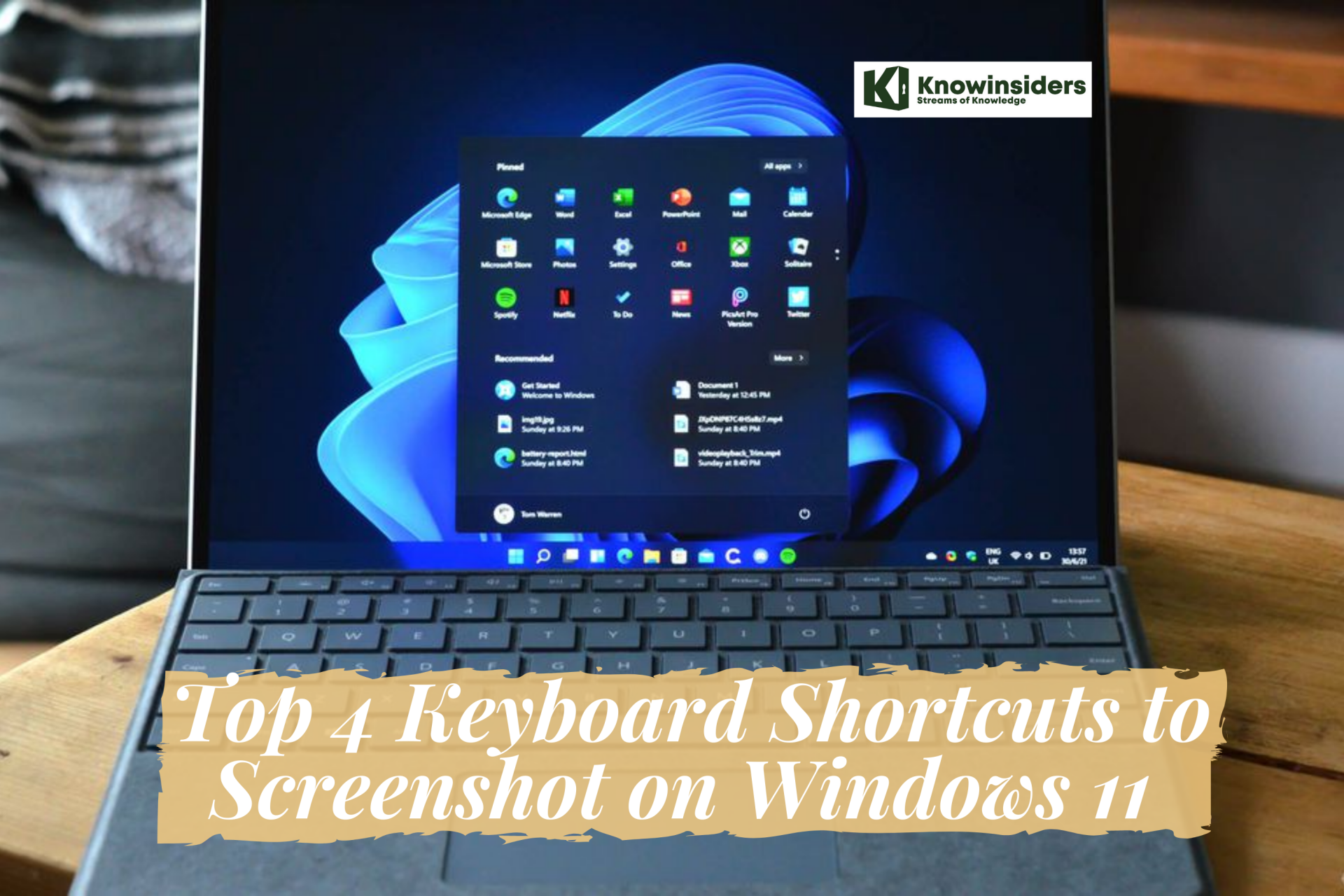 Windows 11 - How to screenshot. Photo: KnowInsiders
