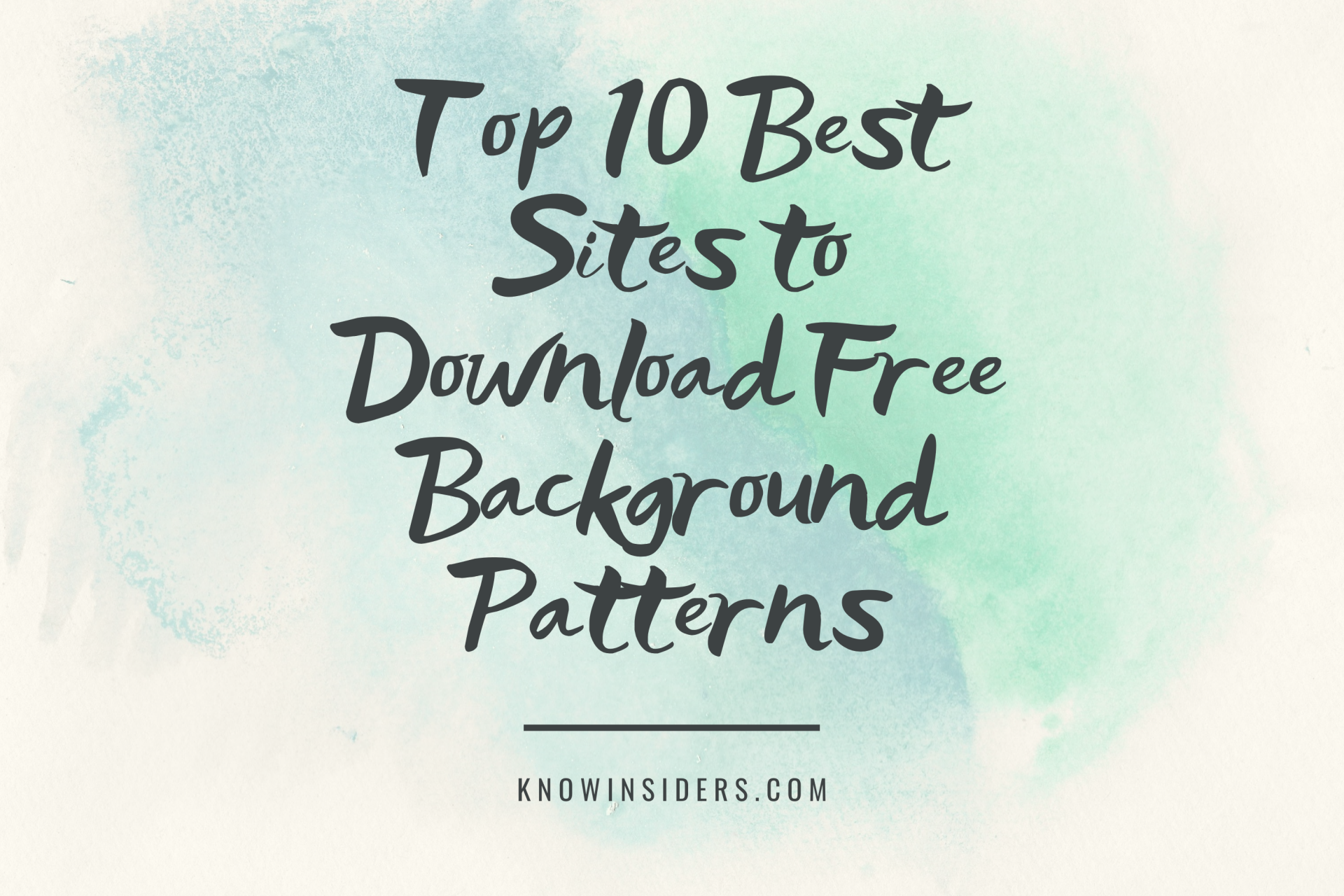 Top 10 Best WebSites to Download Free Background Patterns