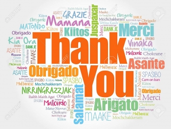how to say thank you in 50 worlds most spoken languages