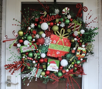 how to make a christmas wreath in 7 steps