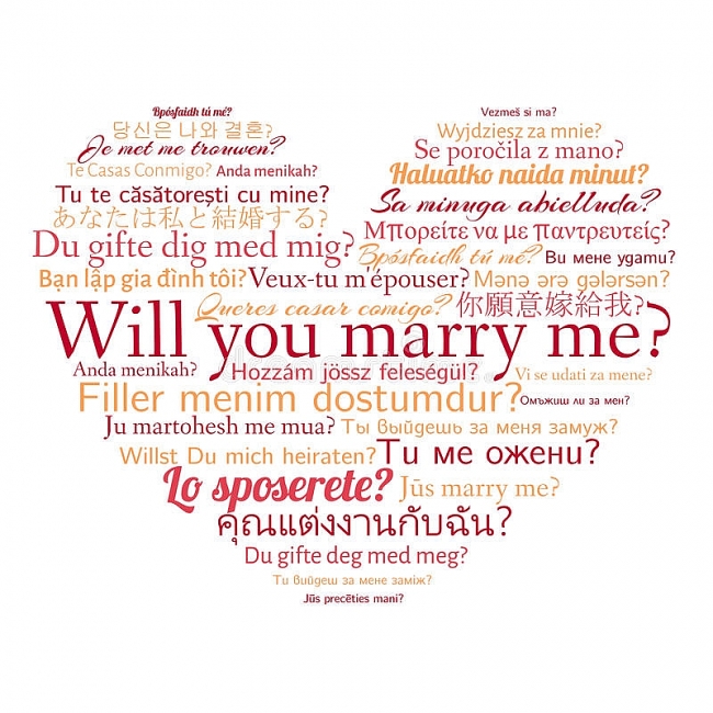 Learn to Say 'Will You Marry Me' in Different Languages