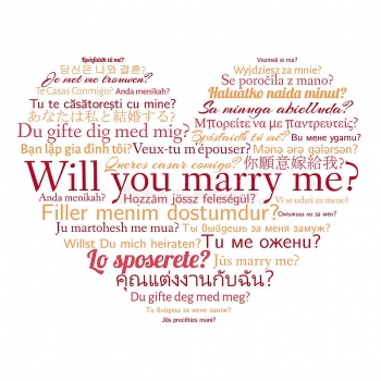 learn to say will you marry me in different languages