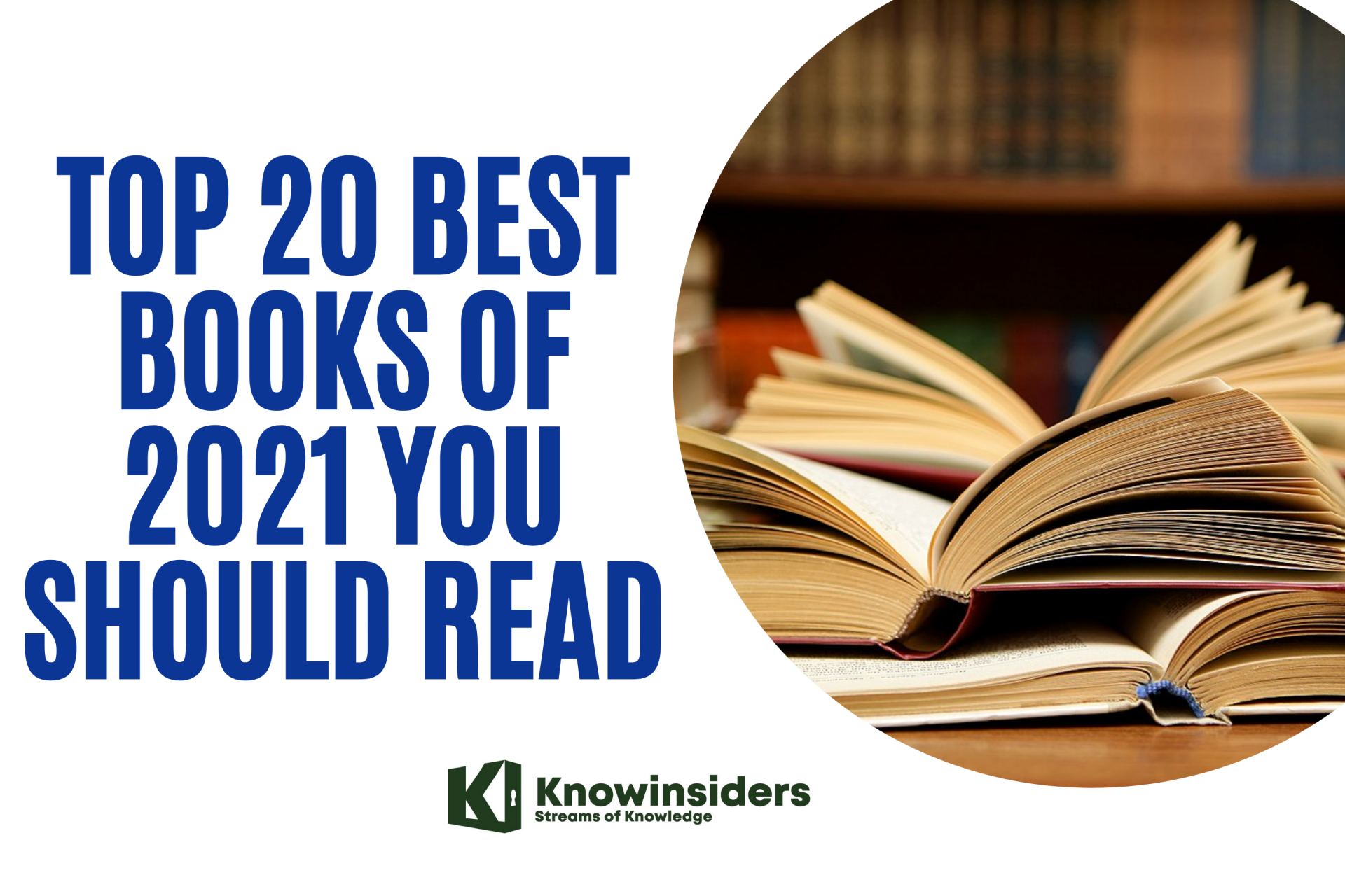 books of 2021. Photo: KnowInsiders