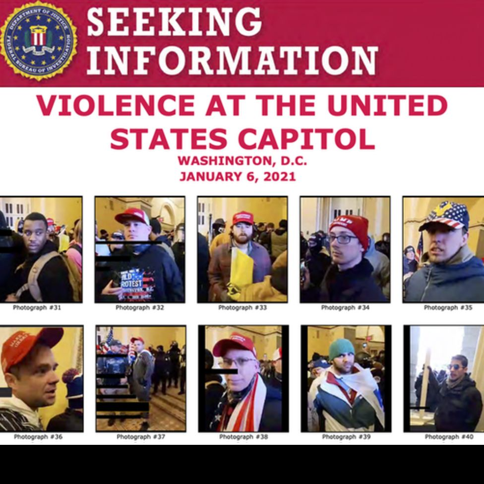 Who are Capitol rioters tracked down by FBI?