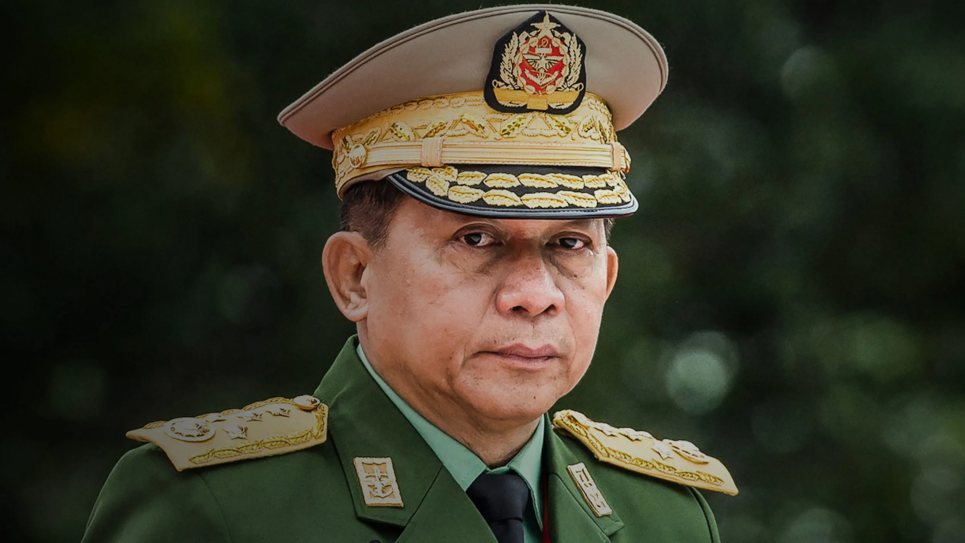 Senior General Min Aung Hlaing has taken the reins of power in Myanmar after deposing the elected government of Aung San Suu Kyi in the Southeast Asian country's latest military coup.   © APF/Jiji