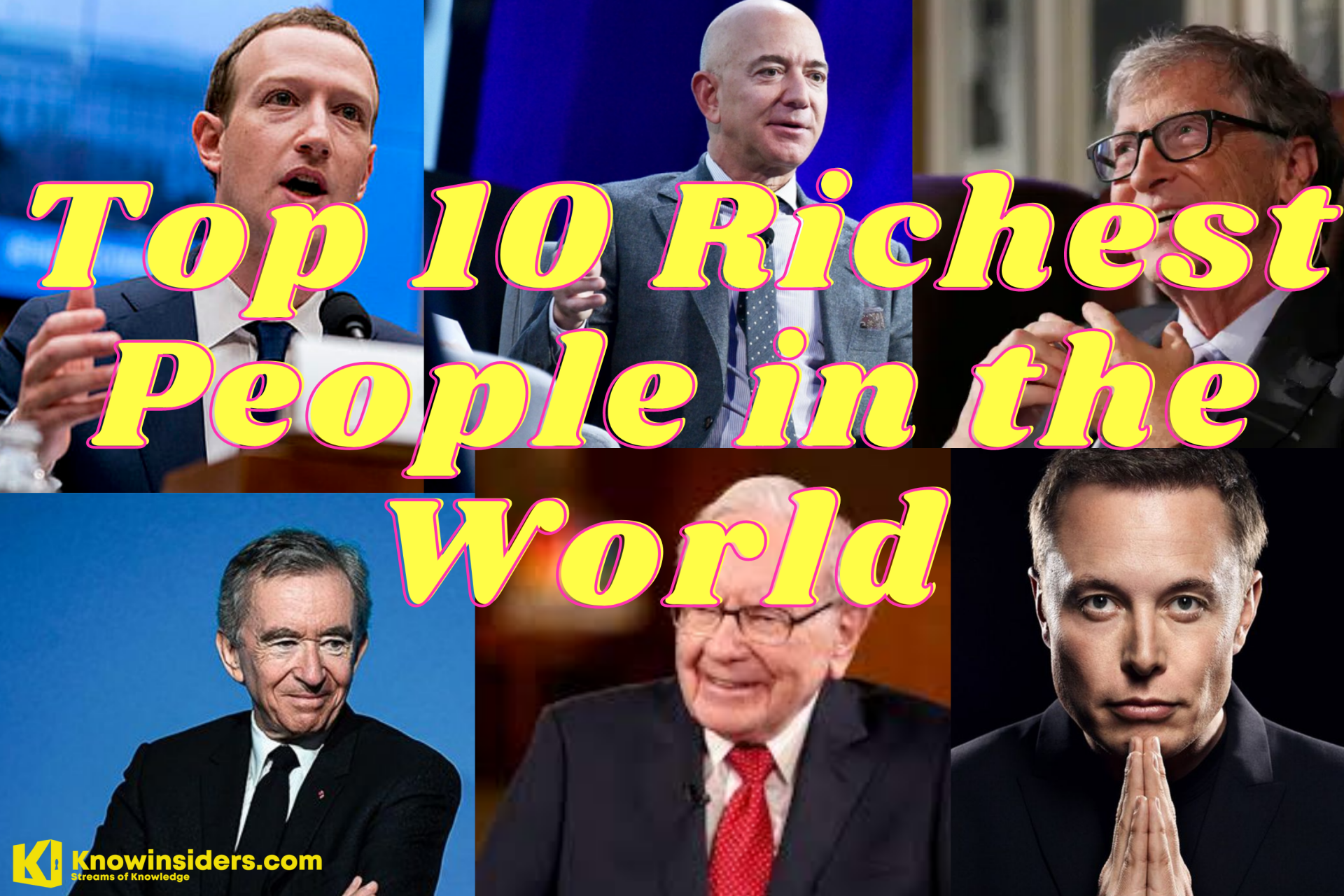 Top 10 Richest People in the World - A View to Their Net Worth