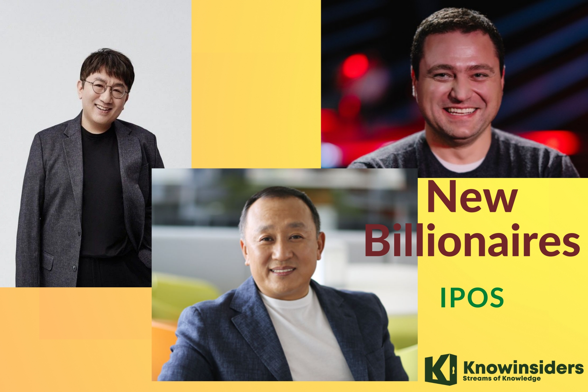 Top 11 New Billionaires from IPOs in the World Right Now