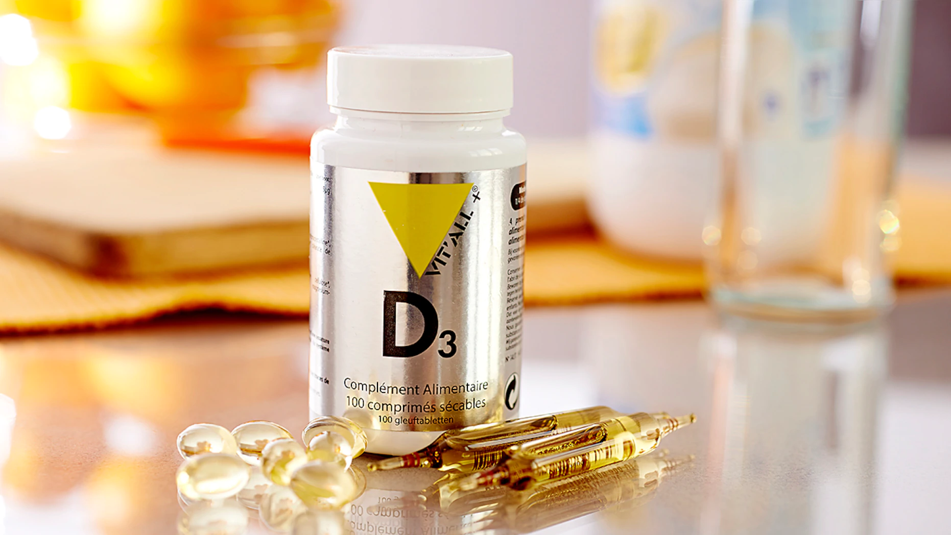 Vitamin D3 supplements (cholecalciferol). (Getty Images)