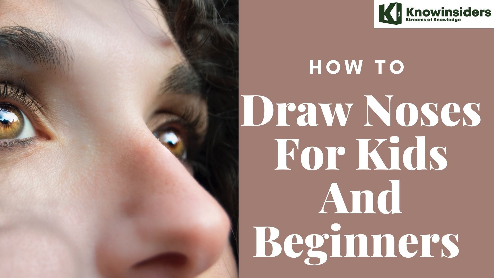 How To Draw A Nose For Kids And Beginners With Simple Steps