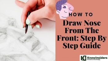 How To Draw A Nose From The Front With Easy Steps