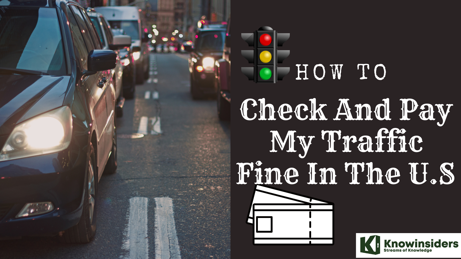 How To Check and Pay The Traffic Fine Online In The U.S
