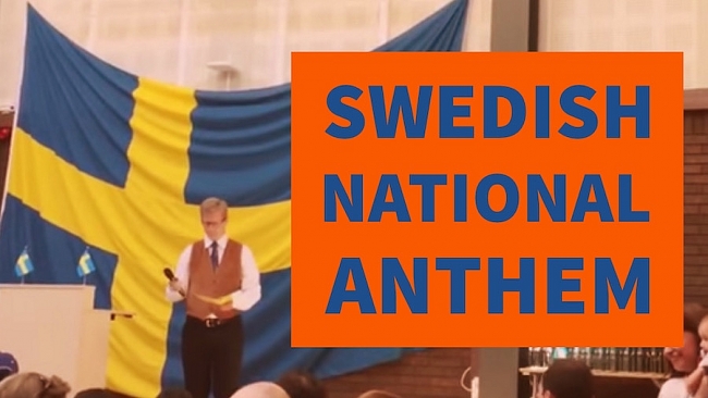 sweden national anthem english translation original lyrics and history