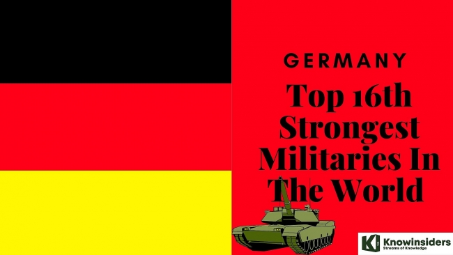 how strong is the german army 16th powerful militaries in the world