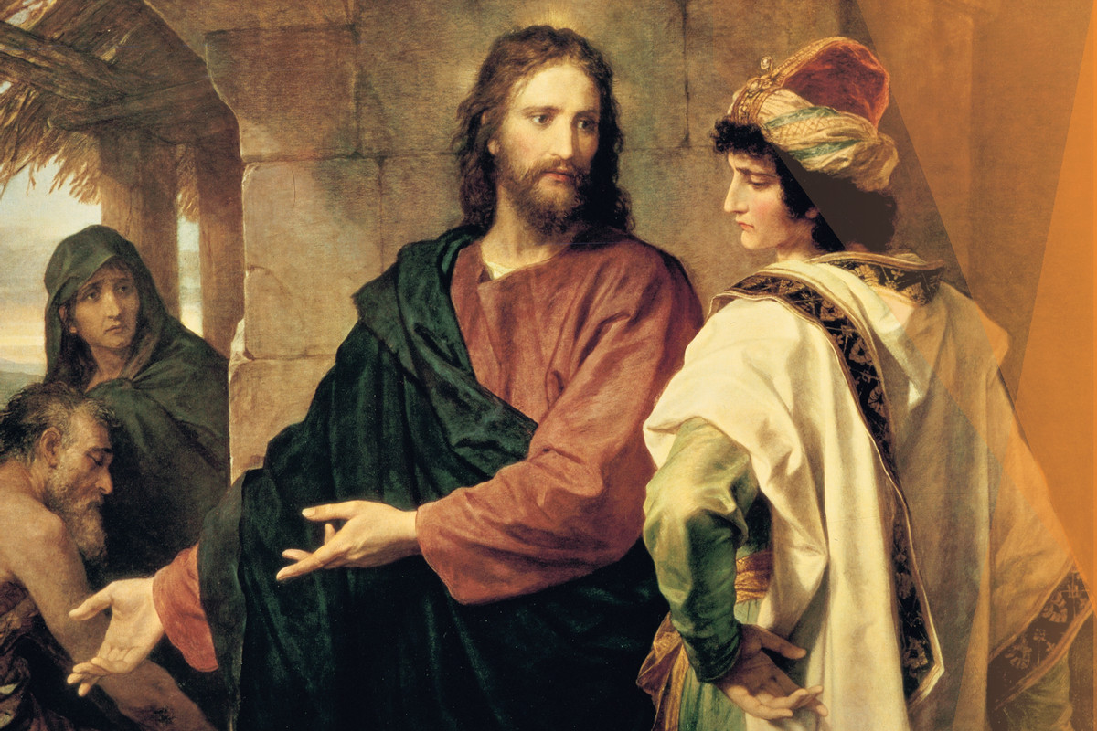 Prints of the famed painting “Christ and the Rich Young Ruler,” by Heinrich Hofmann, are common in meetinghouses of The Church of Jesus Christ of Latter-day Saints. Church leaders announced Monday a new standard of placing Christ-focused art at the center of the foyers in its meetinghouses. IRI