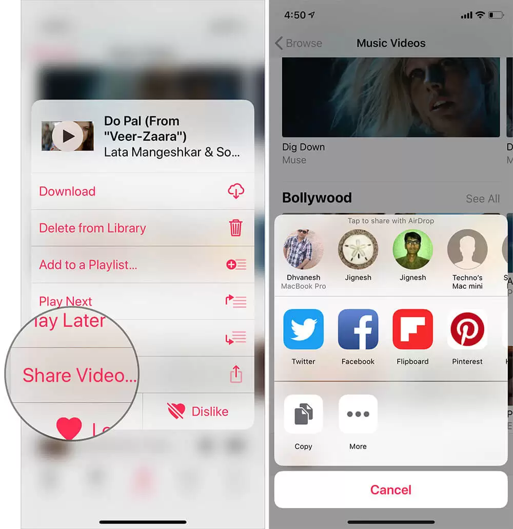 How to Watch music videos in Apple Music