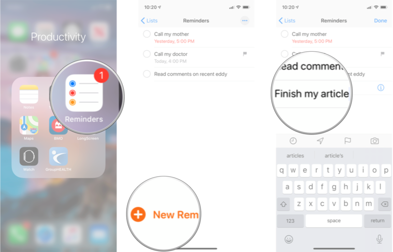 How to Create Tasks in the Reminders App on iPhone