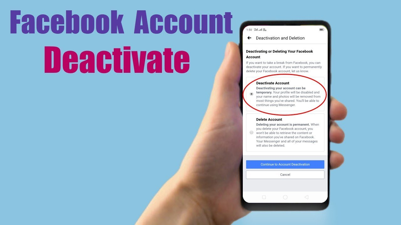 How To Deactive Or Delete Your Facebook Account: Step-By-Step Guide ...