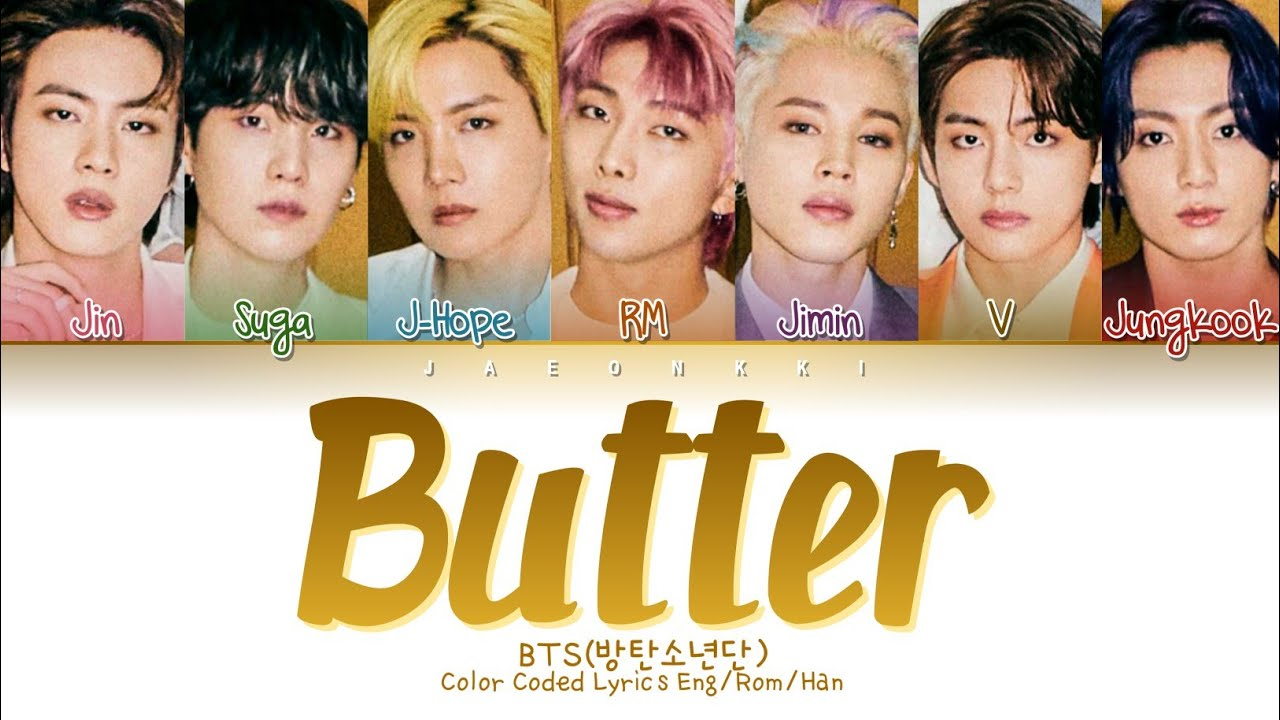 Full Lyric Of "Butter" By BTS