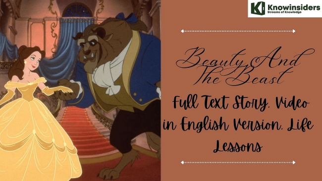 beauty and the beast fairytale full text story video in english version life lessons