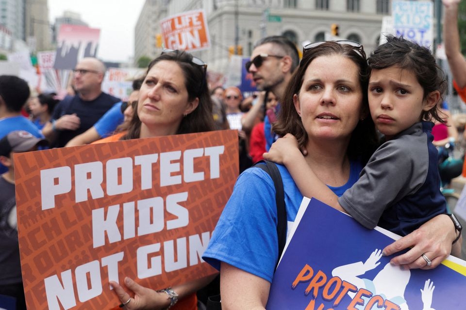 Supreme Court ruling expanding gun rights. Photo: Reuters 