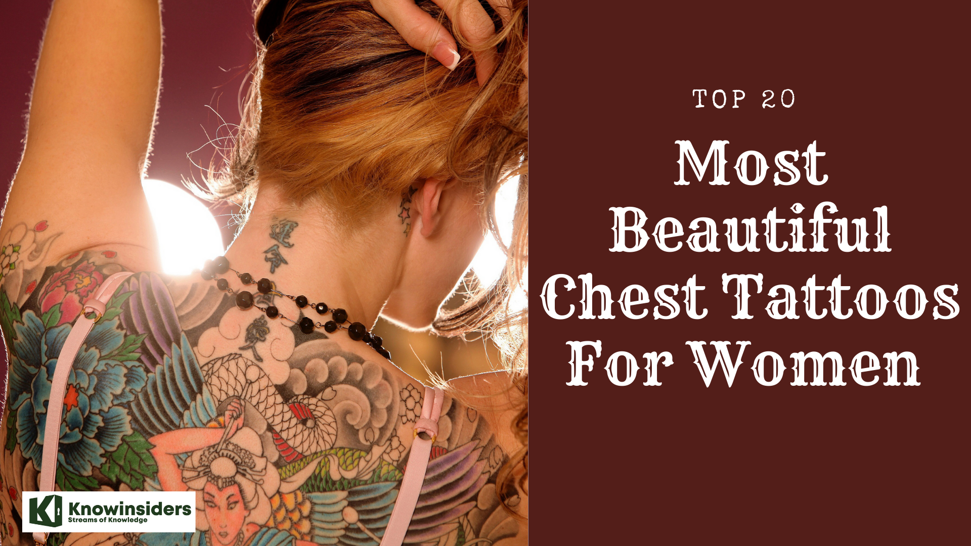Top 20 most beautiful chest tattoos for women 