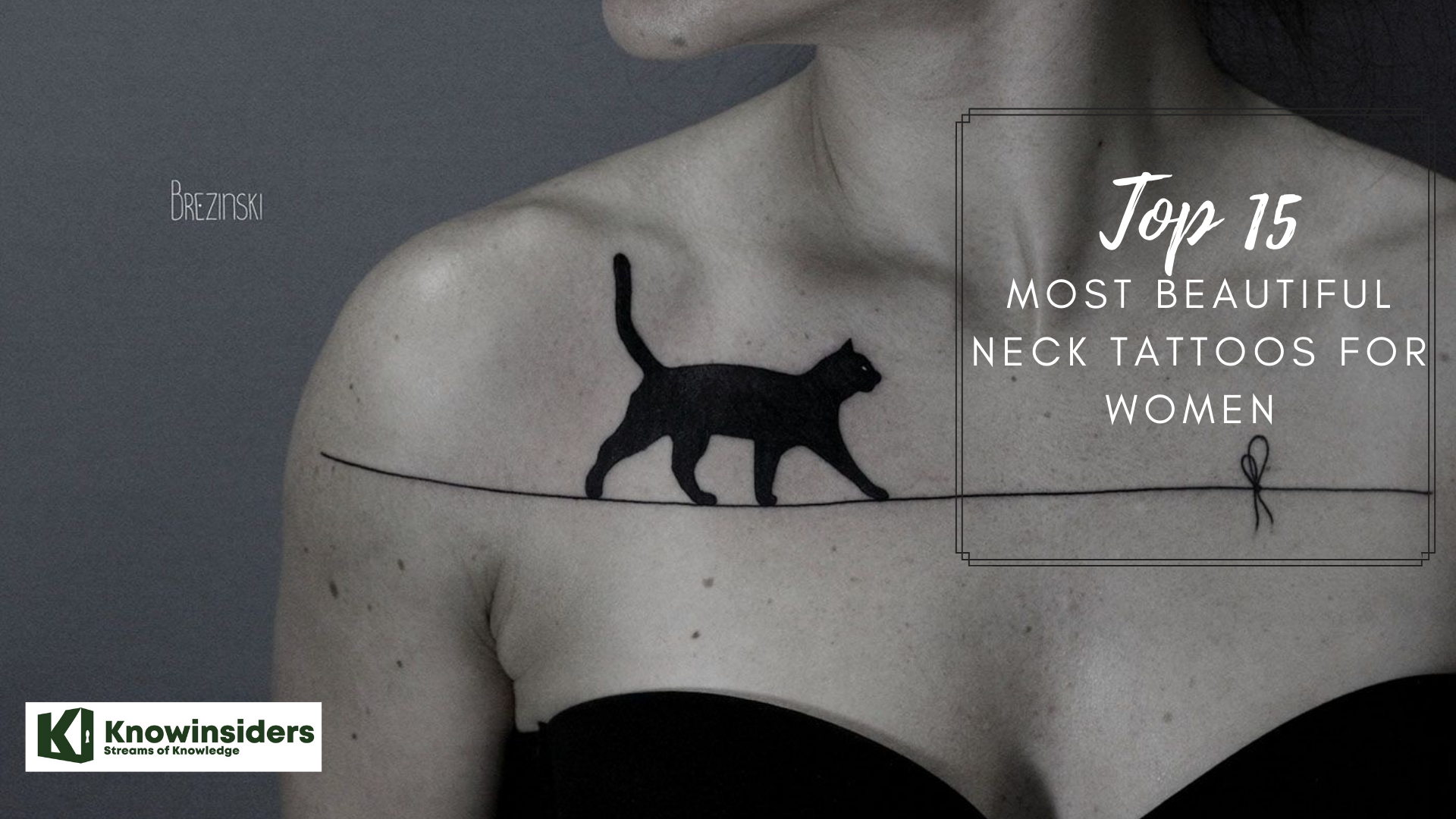 Top 15 most beautiful neck tattoos for women 