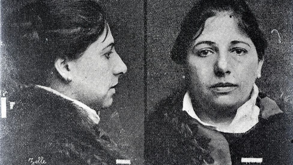 Police photo of Mata Hari from the day of her arrest       MUSEUM OF FRIESLAND COLLECTION, LEEUWARDEN                                                  