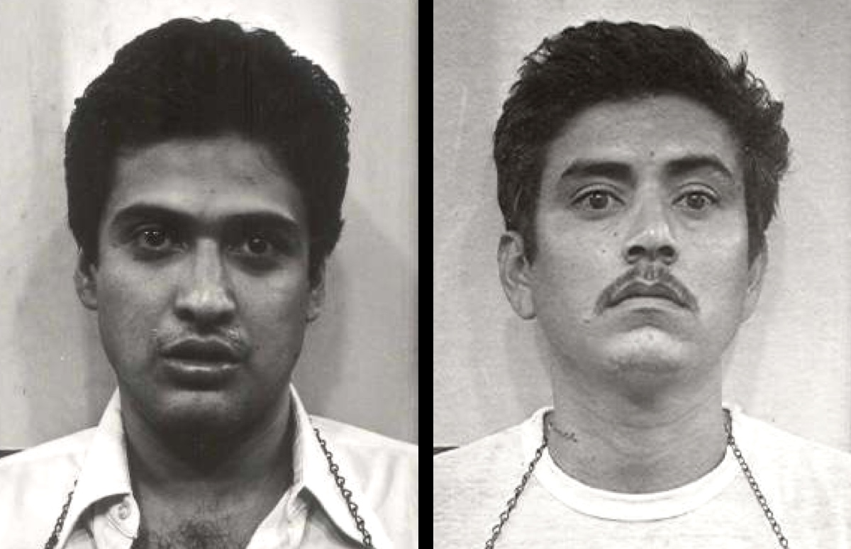 At his trial, Carlos DeLuna (left) maintained that Carlos Hernandez (right) had committed the murder, but the prosecution and courts asserted that Mr. Hernandez was a “phantom” person. Photo: Innocence Project 