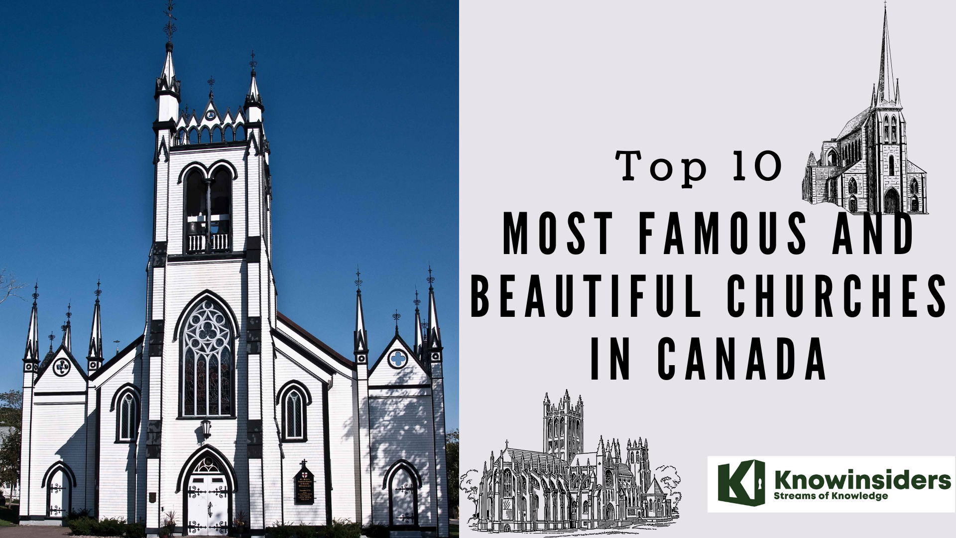 Top 10 most famous and beautiful churches in Canada 