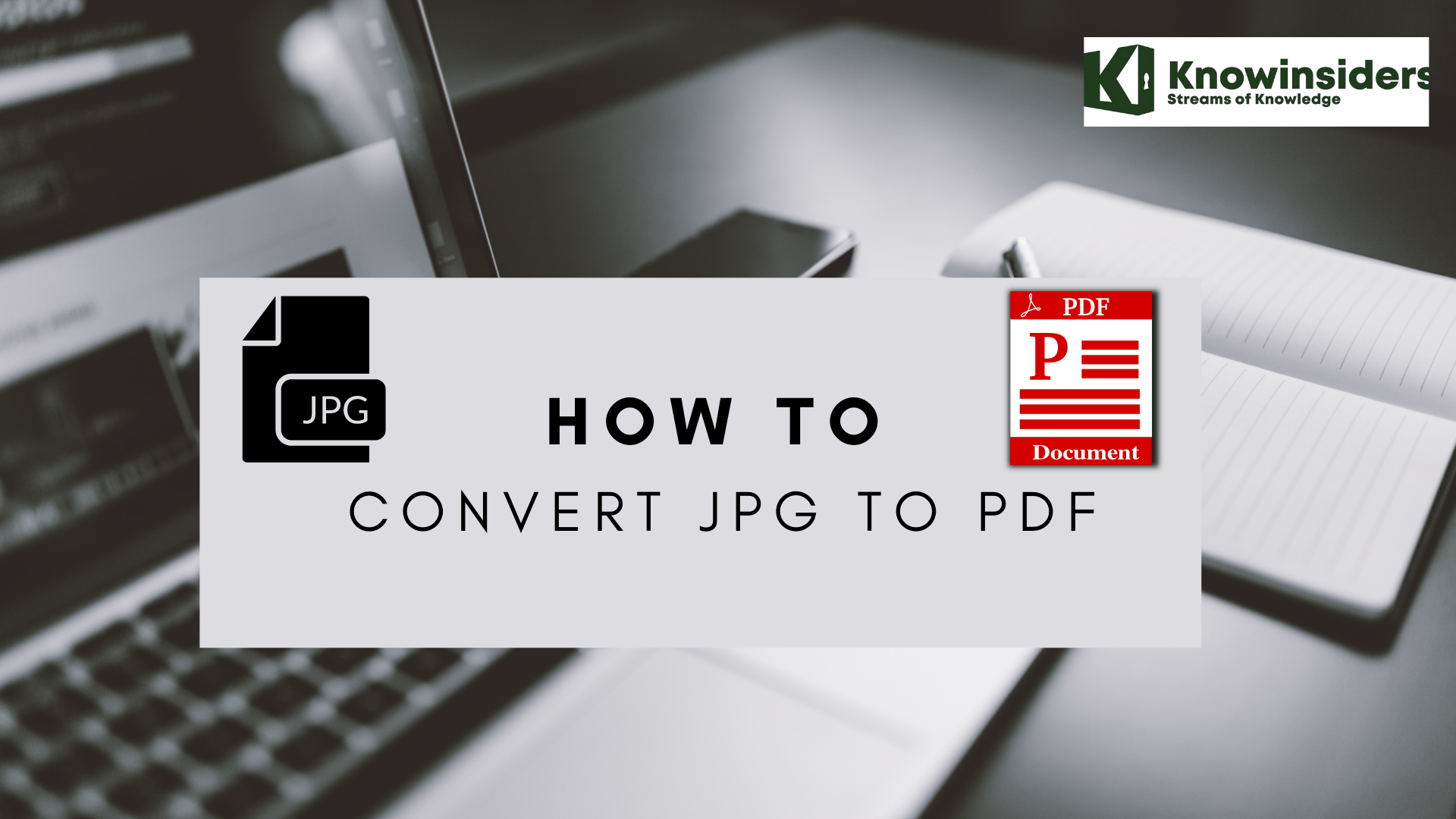 How to convert JPG to PDF 