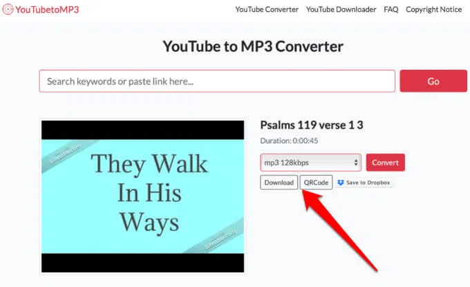 youtube dropbox converter