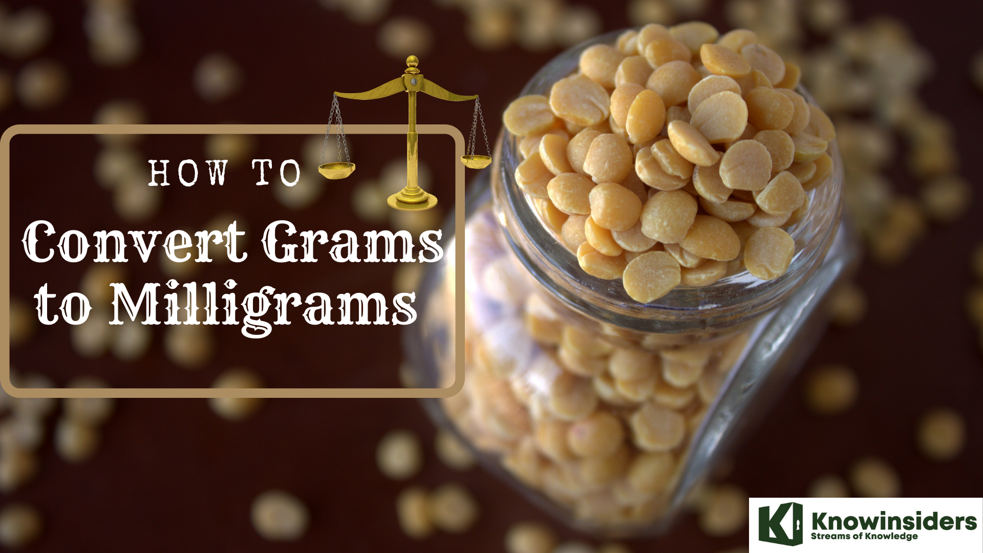 How to convert grams to milligrams 