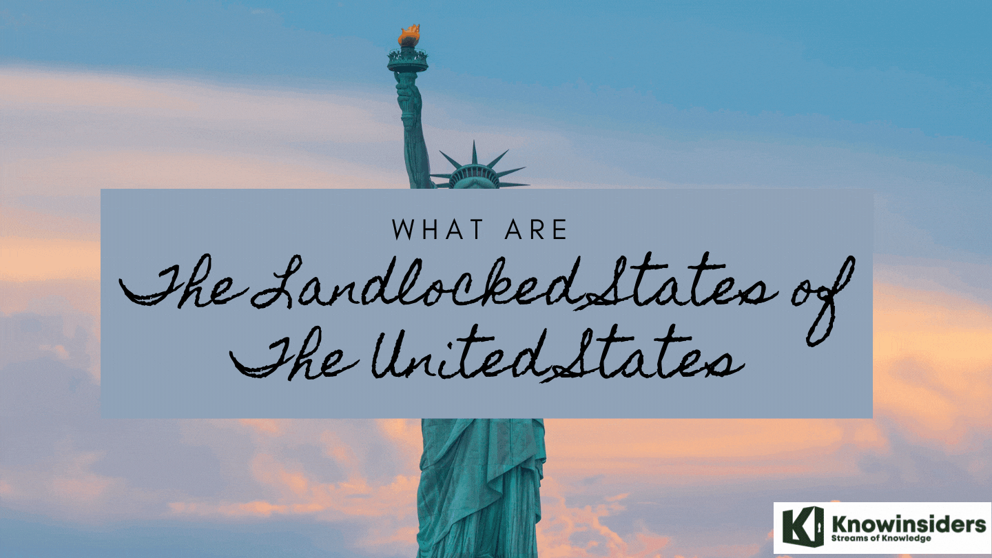 What are the landlocked states of the United States?