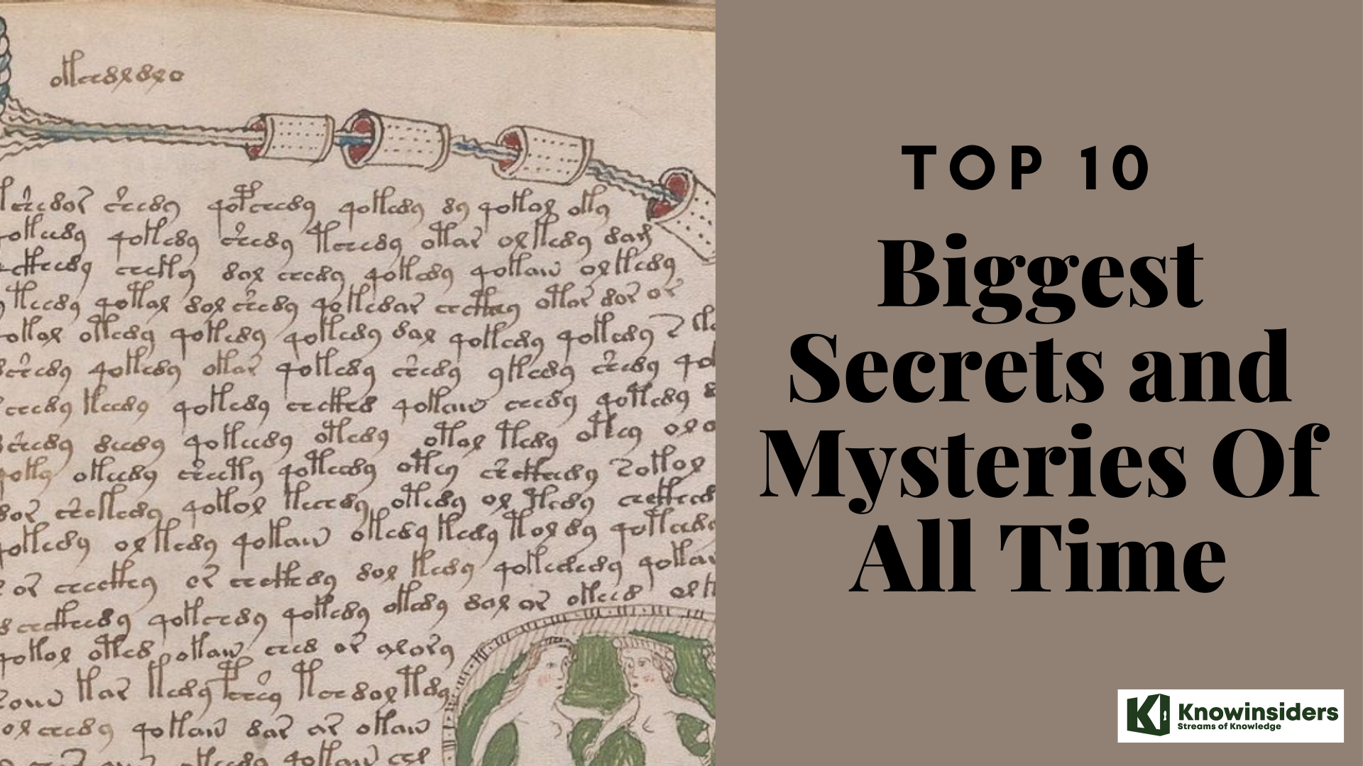 Top 10 biggest secrets and mysteries of all time 