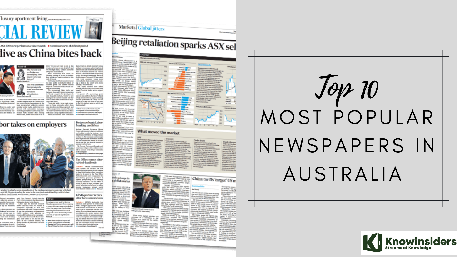 Top 10 most popular newspapers in Australia 