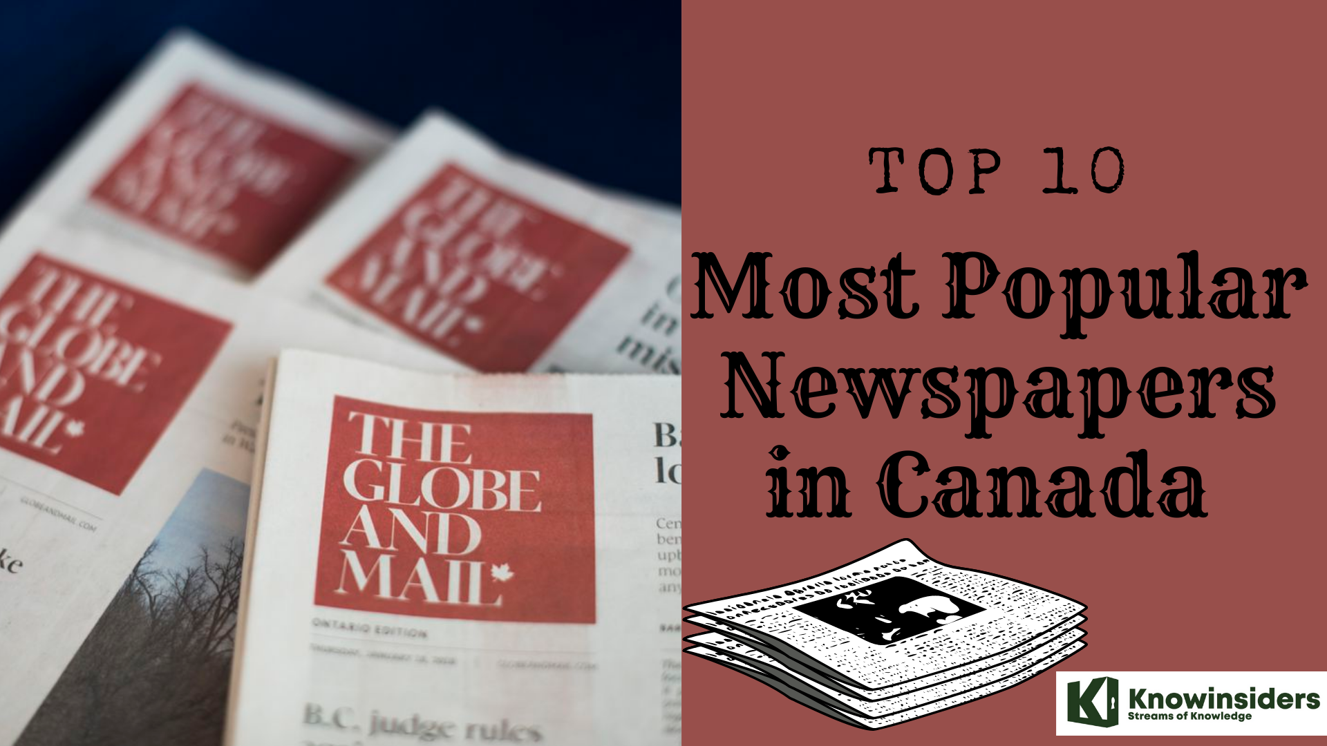 Top 10 Most Popular Newspapers in Canada