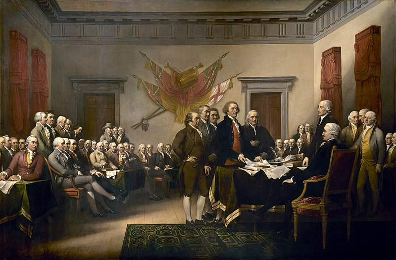 John Trumbull's Declaration of Independence (1819)
