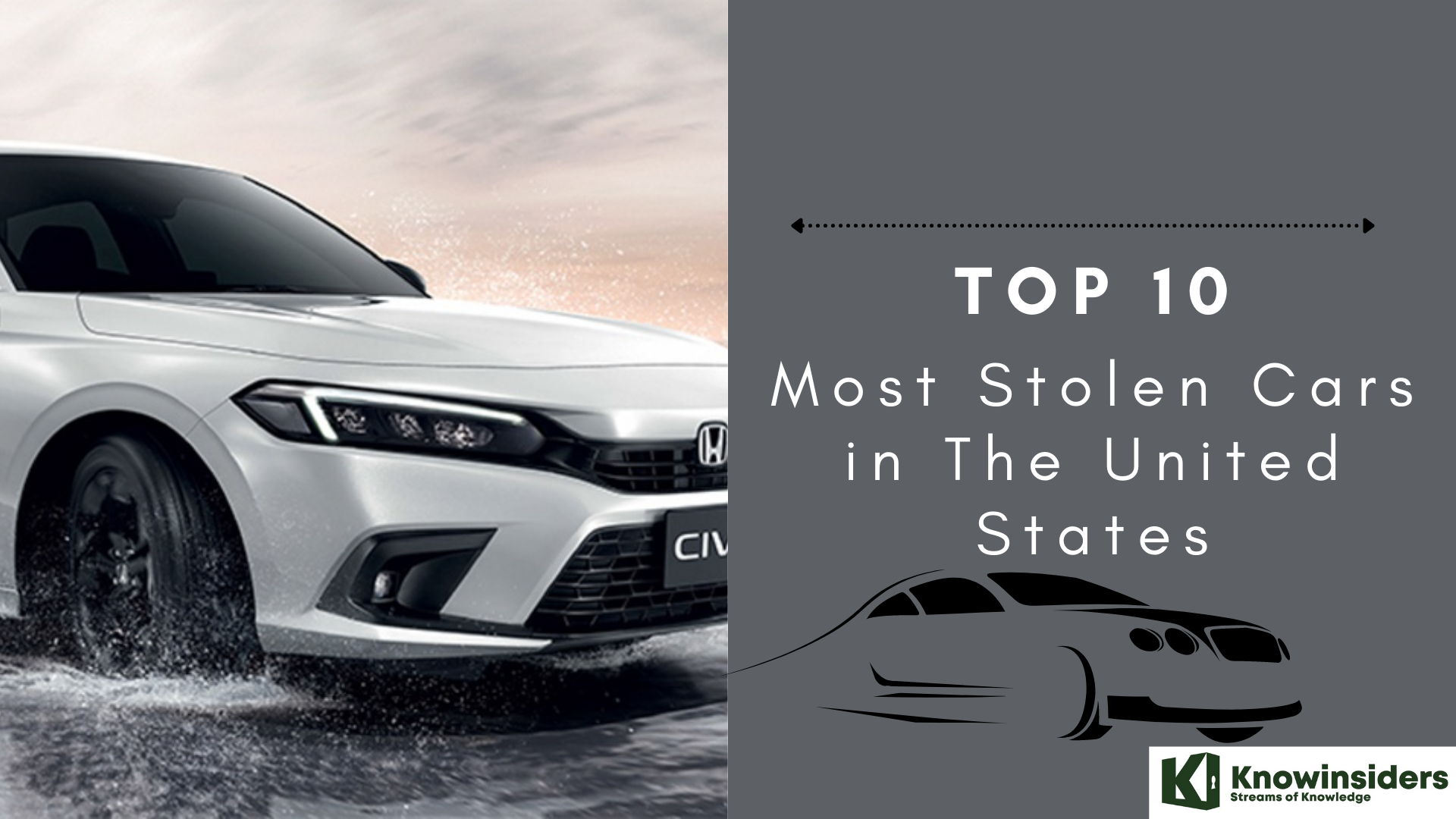 Top 10 most stolen cars in the United States 