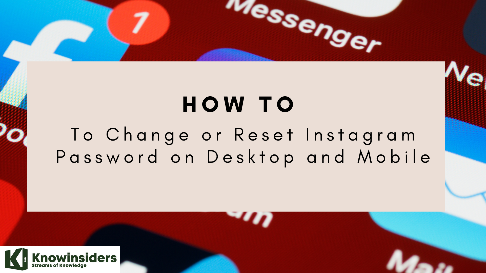 The Best Ways To Change or Reset Instagram Password on Desktop and Mobile