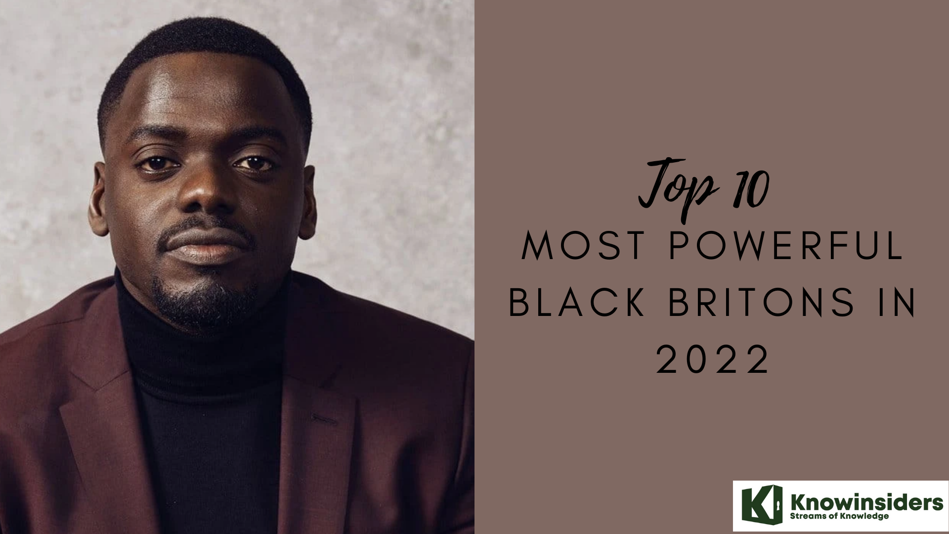 Top 10 Most Powerful Black Persons In The UK of 2022