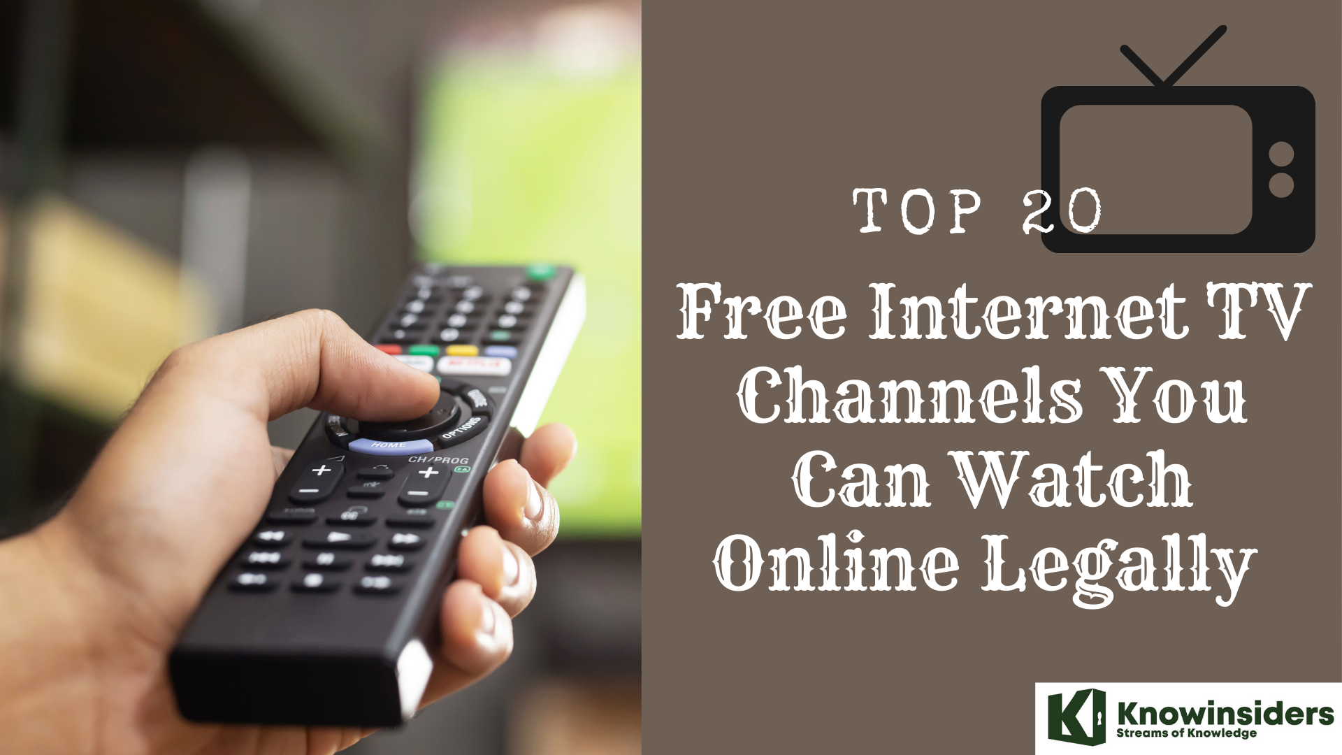 Top 20 Free Internet TV Channels You Can Watch Online Legally 
