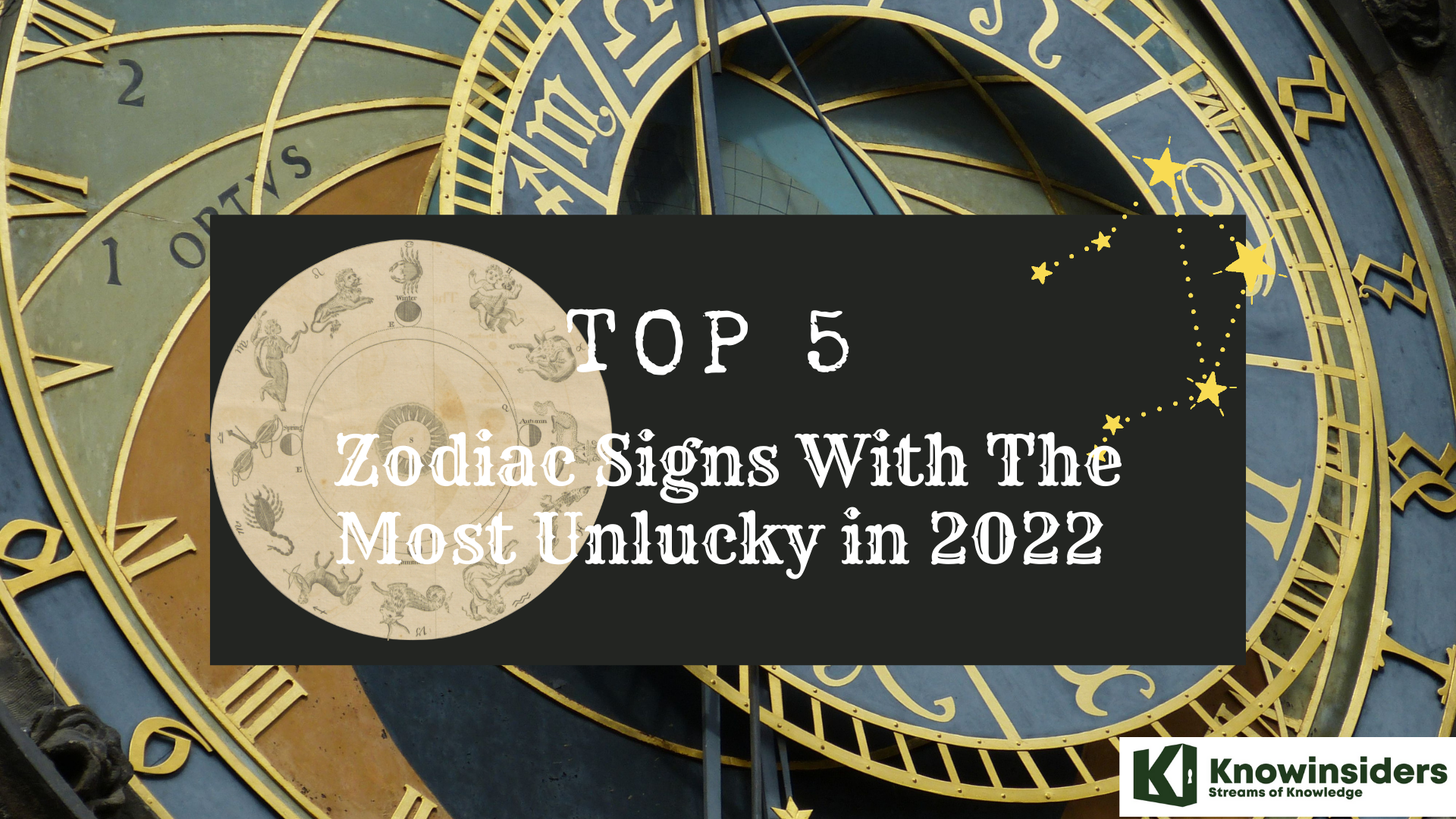 Top 5 Zodiac Signs With The Most Unlucky in 2022